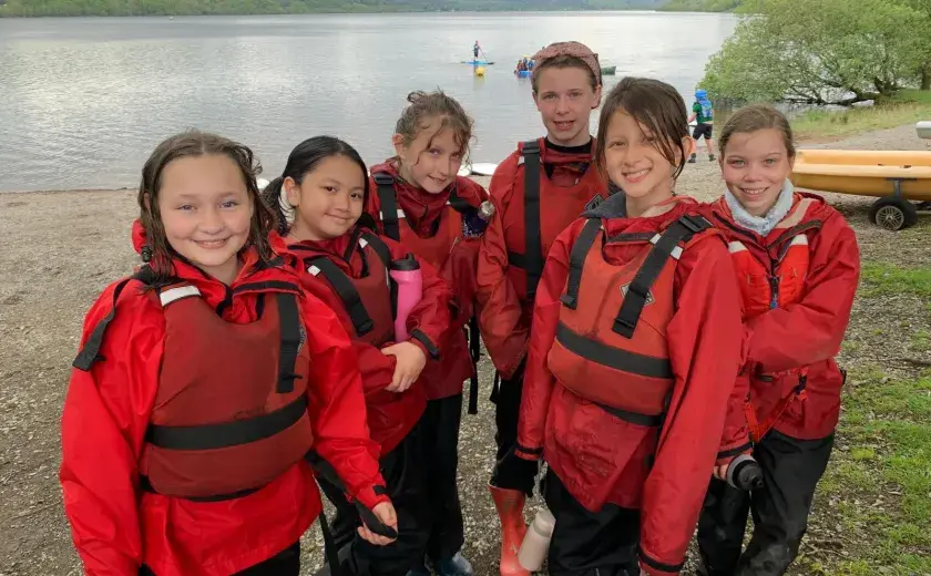 Year 5 after canoeing