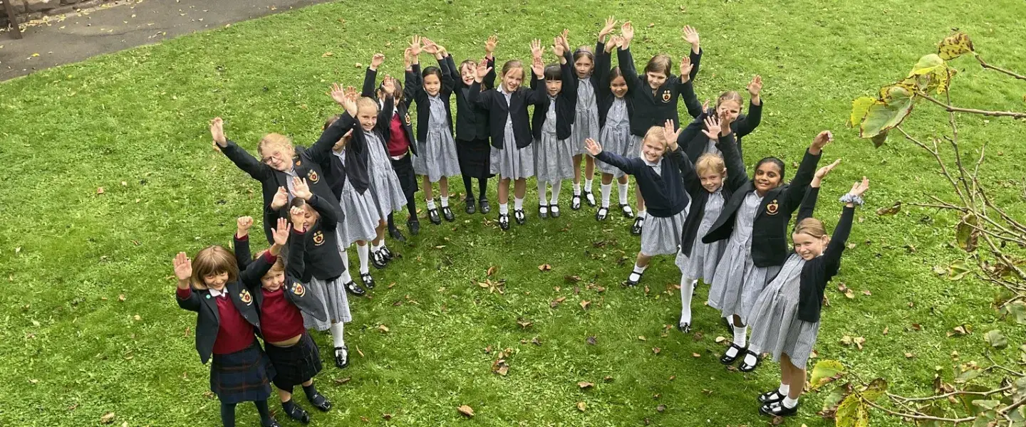 Year 4 on their first day back to school